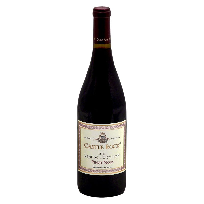 Castle Rock Pinot Noir/Mendocino Red Blend Wine - 750ml Bottle