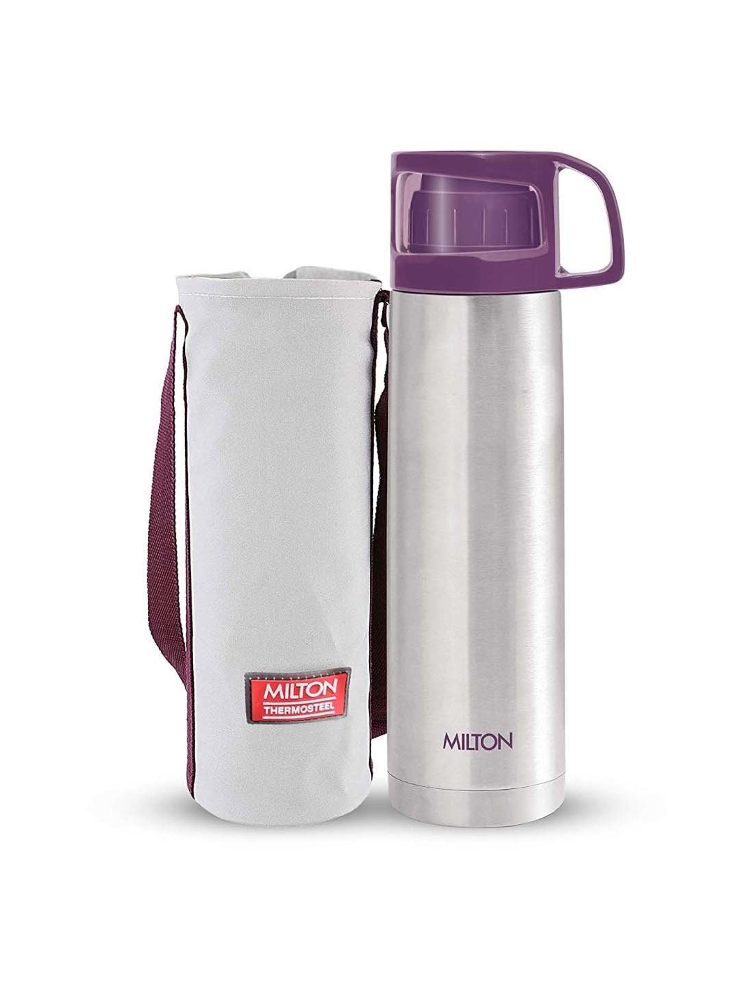 Milton Purple Stainless Steel Thermosteel Glassy Drinking Cup Lid (0.35 L)