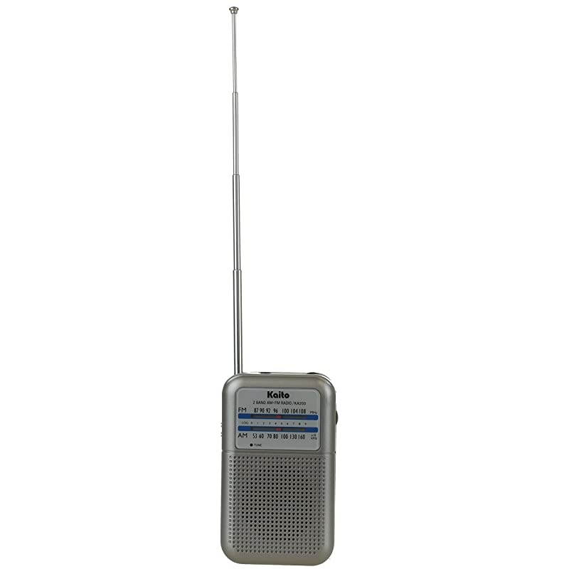 KA200S Pocket AMFM Radio Gray