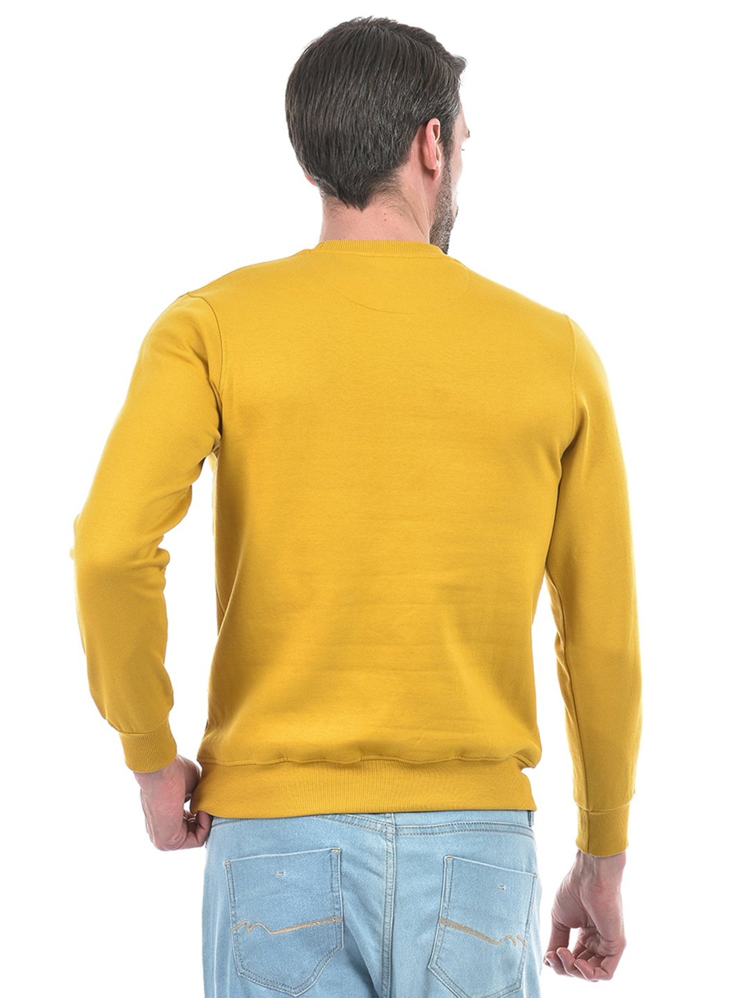 Integriti Mustard Regular Fit Sweatshirt