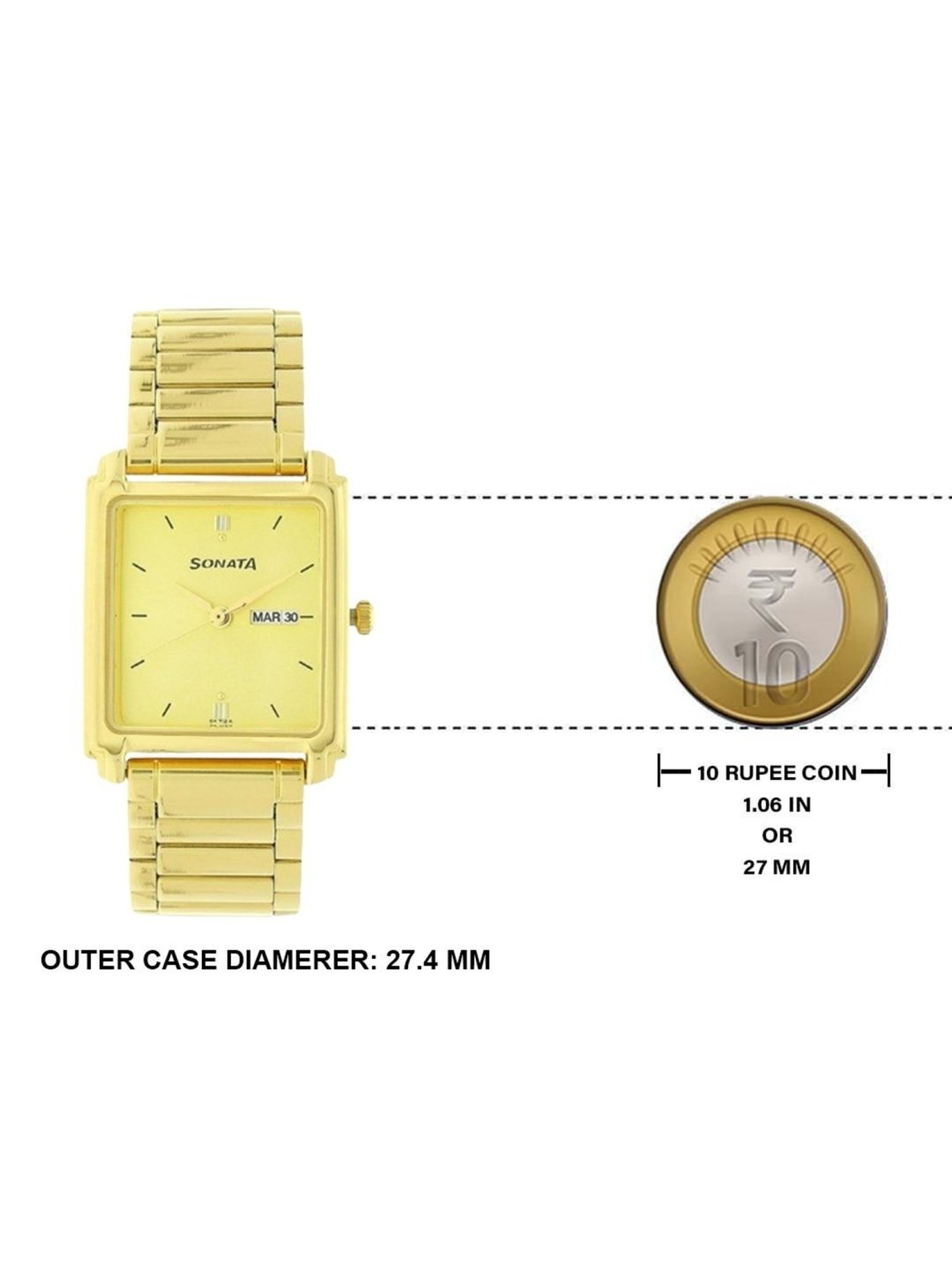 Sonata NS7053YM05 Analog Watch for Men