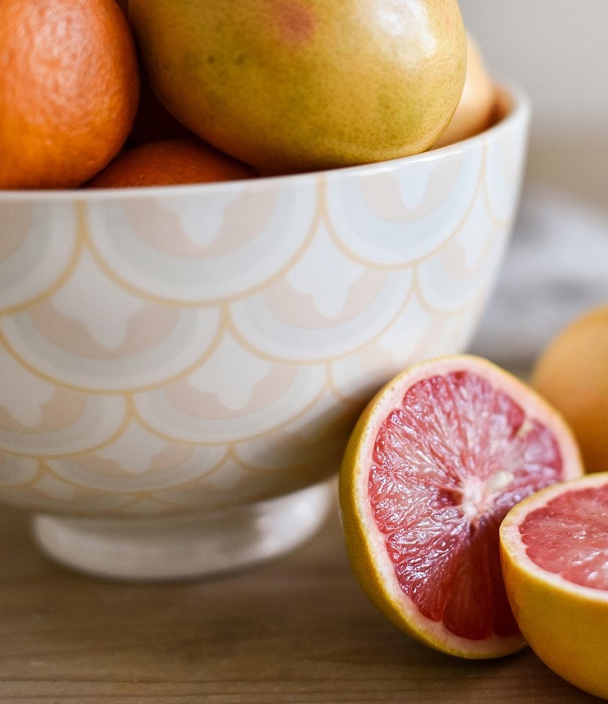 Coton Colors Blush Layered Arabesque 9#double; Footed Bowl