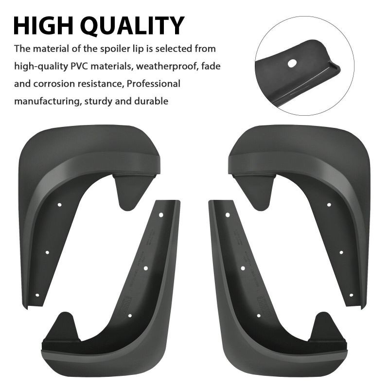 4x Car Accessories Universal Front Rear Mud Flap Flaps Splash Guard Mudguards