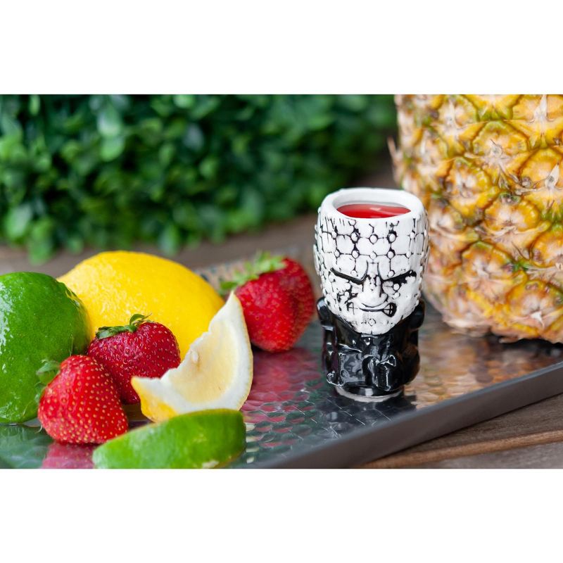 Beeline Creative Geeki Tikis Hellraiser Pinhead Ceramic Mini Muglet | Holds 2 Ounces