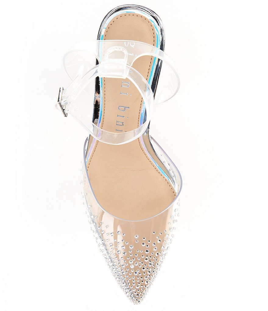 Trotters Kari Pearlized Leather Block-Heel Pumps