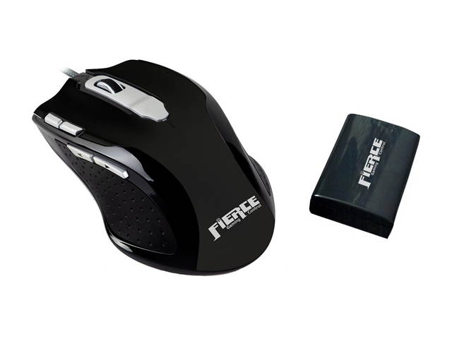 Rude Gameware Fierce RUDE-230 Black Wired Laser Mouse