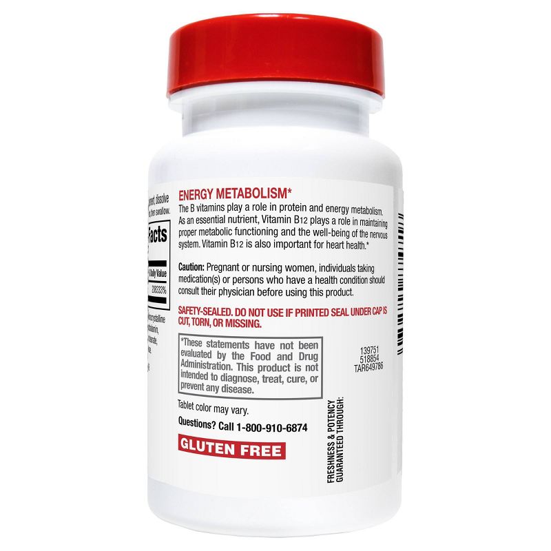 Family Smart Nutrition Vitamin B12 2500mcg Tablets - 60ct