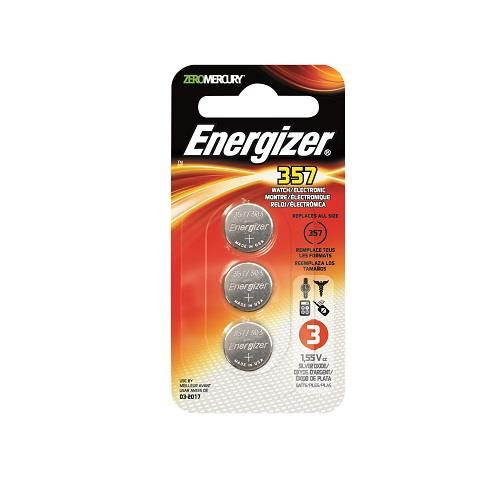 ENERGIZER-BATTERIES 357BPZ-3 ENERGIZER 357 3V BATTERY 3-PK