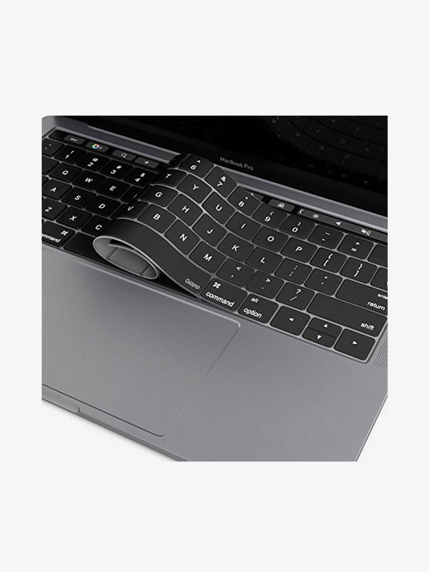 Gripp Keyboard Cover Silicone Skin Macbook Pro 13 (Black)