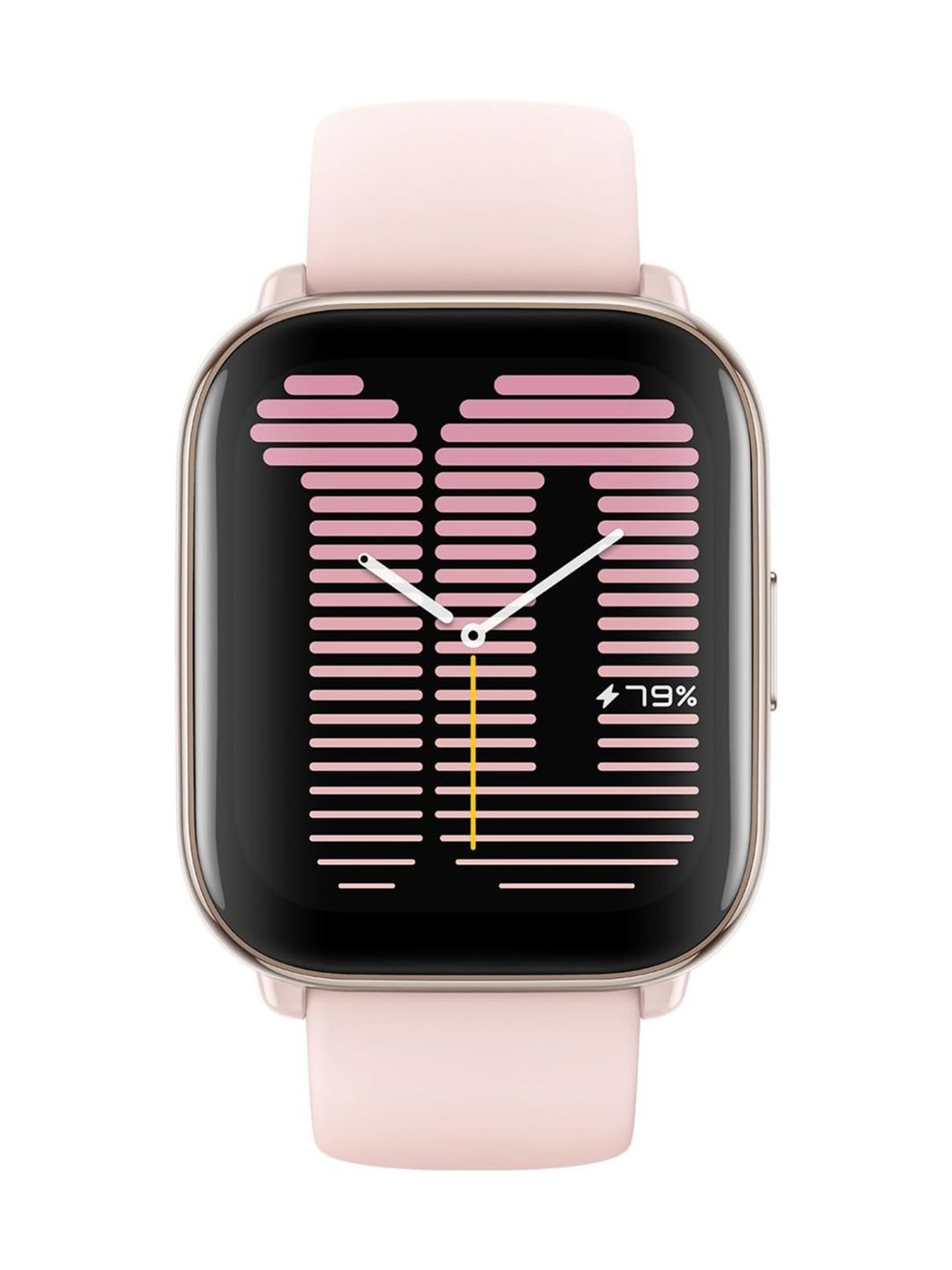 Amazfit Active BT Calling Smartwatch with 1.75 inch AMOLED Display & Alexa Built-in (Pink)