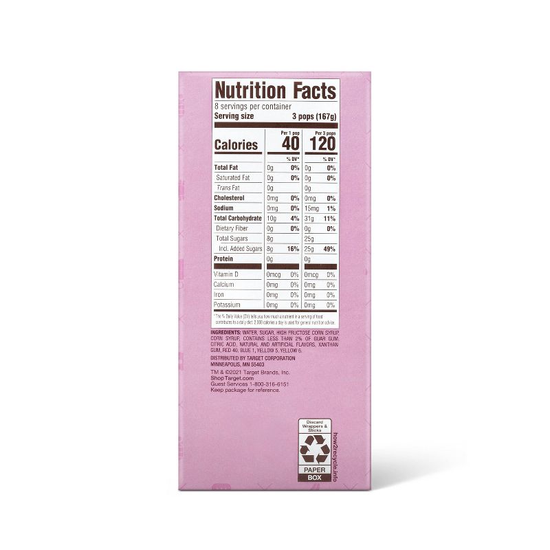 Assorted Flavor Frozen Popsicles - 42oz/24ct - Favorite Day™