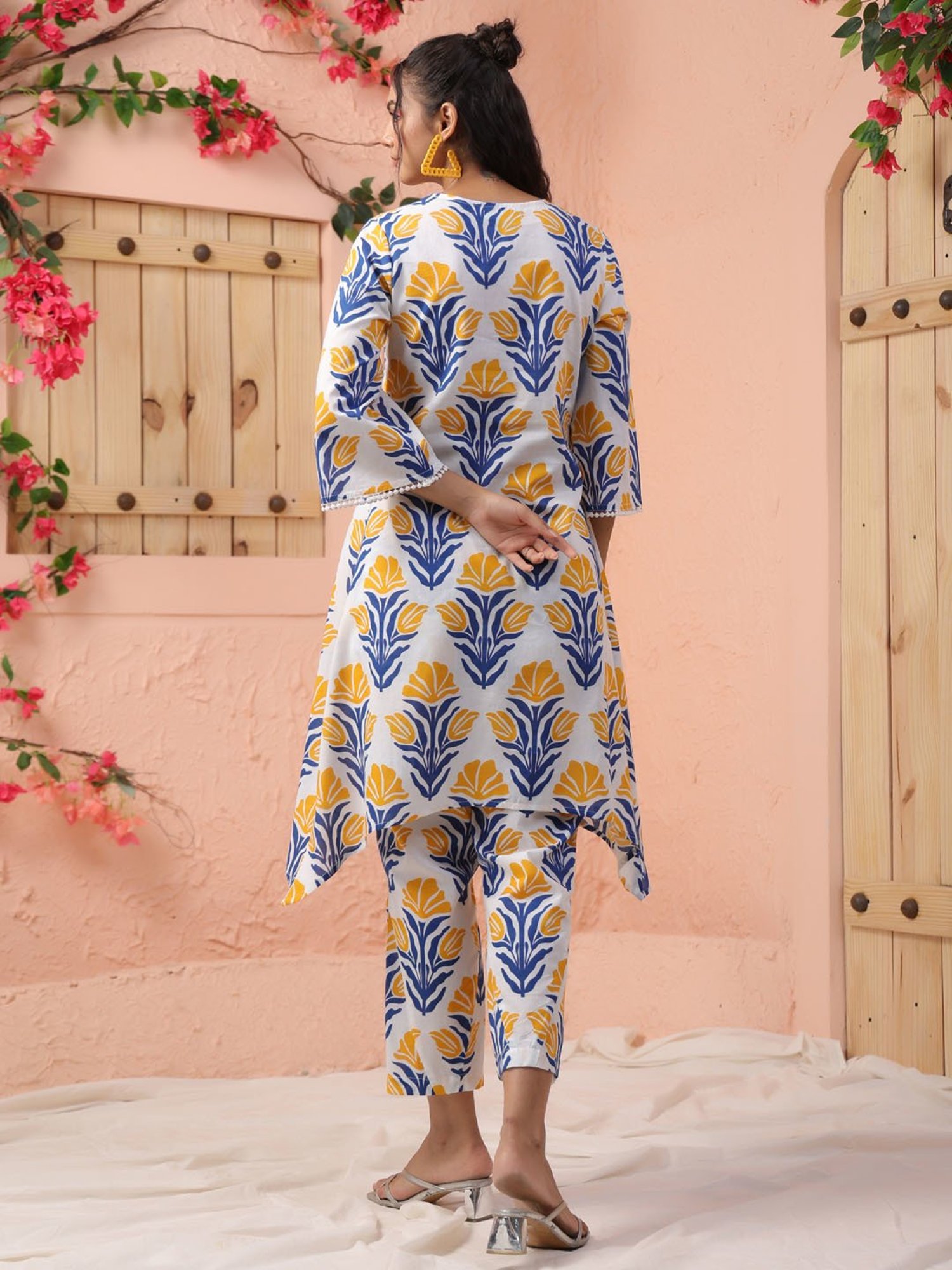 Autumnlane Harshini Indigo Printed Co-Ord Set