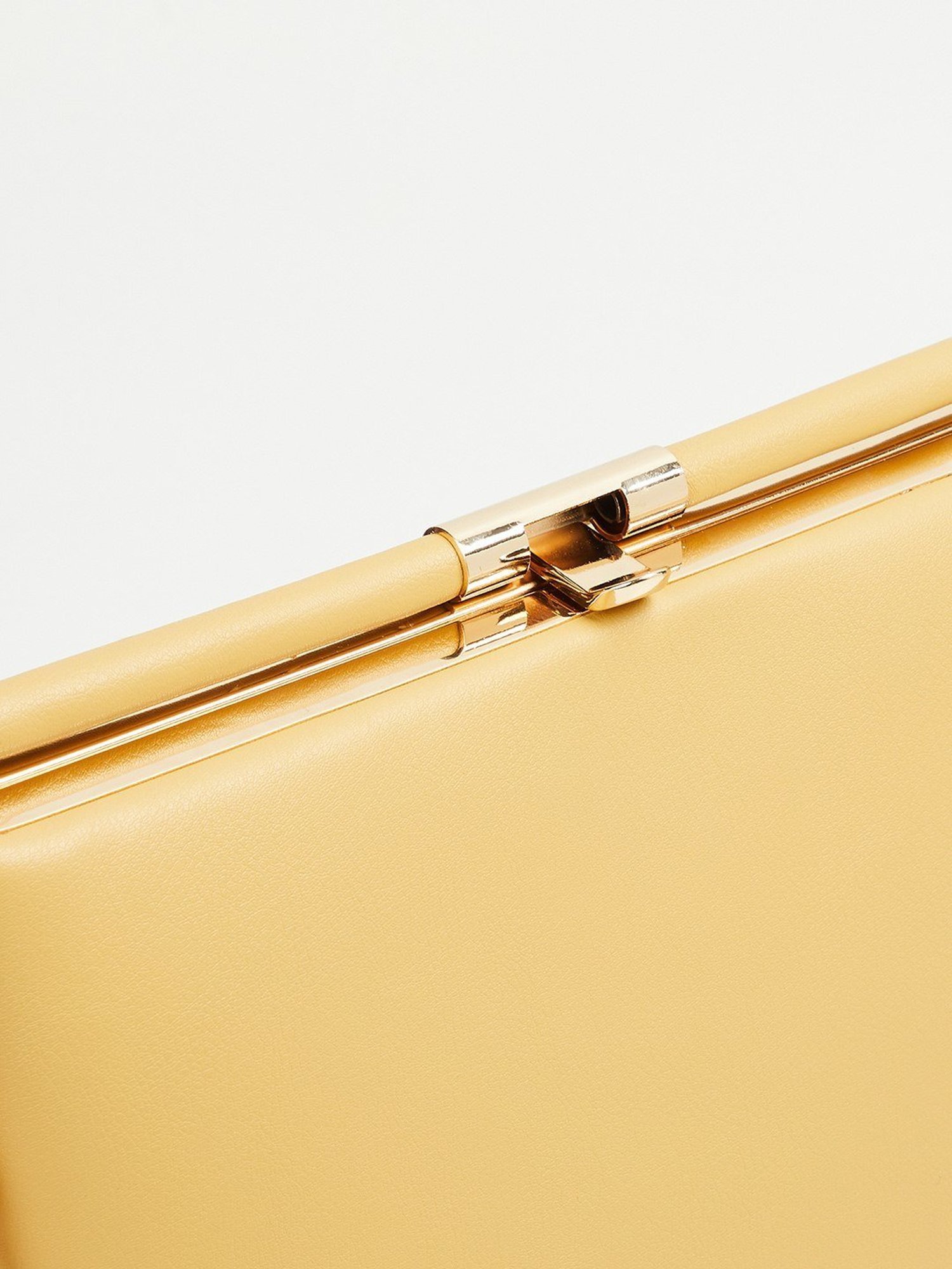 Code by Lifestyle Yellow Solid Handbag