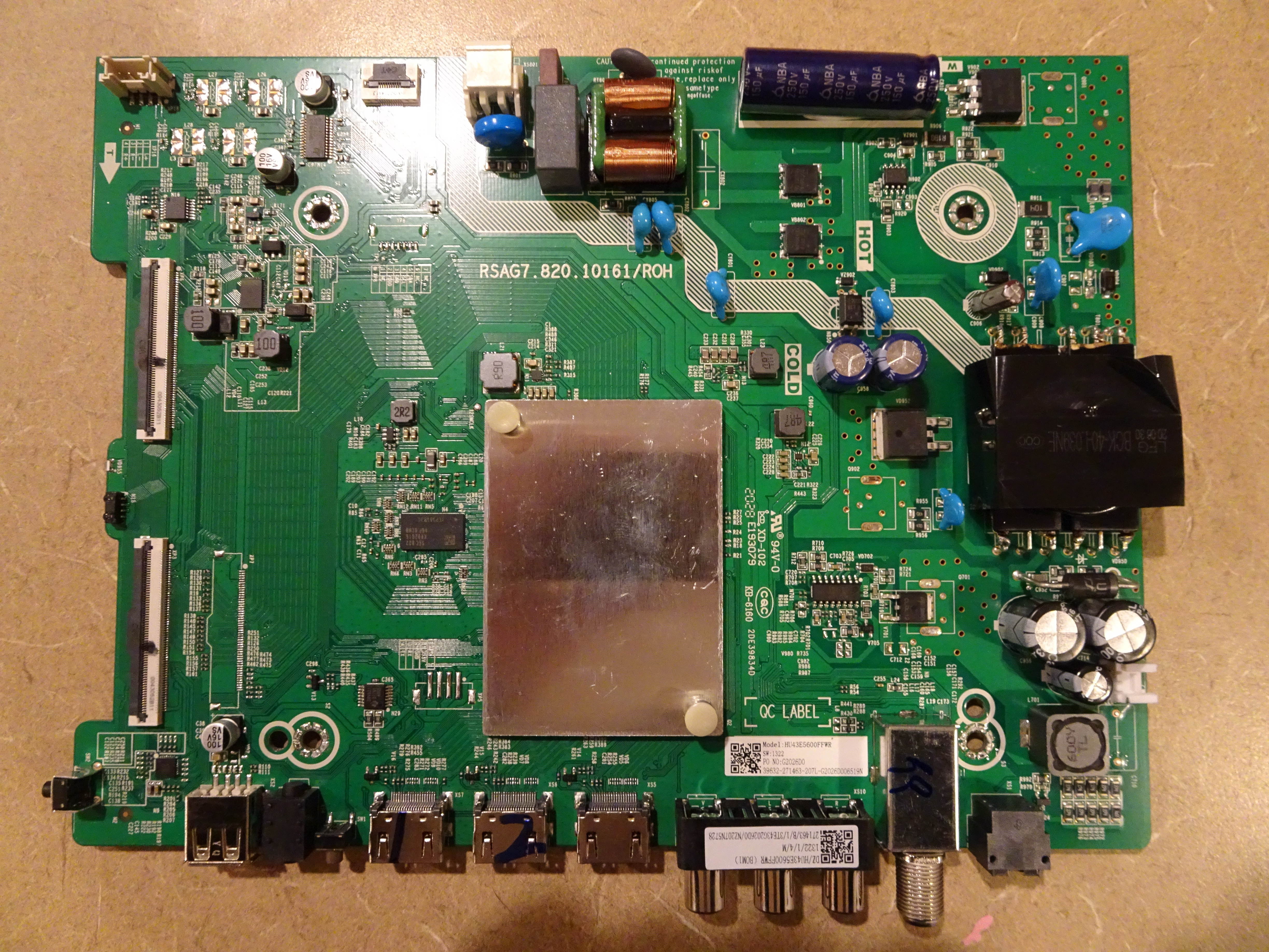 Hisense 43H4030F3 Main Board (RSAG7.820.10161/ROH) 271463