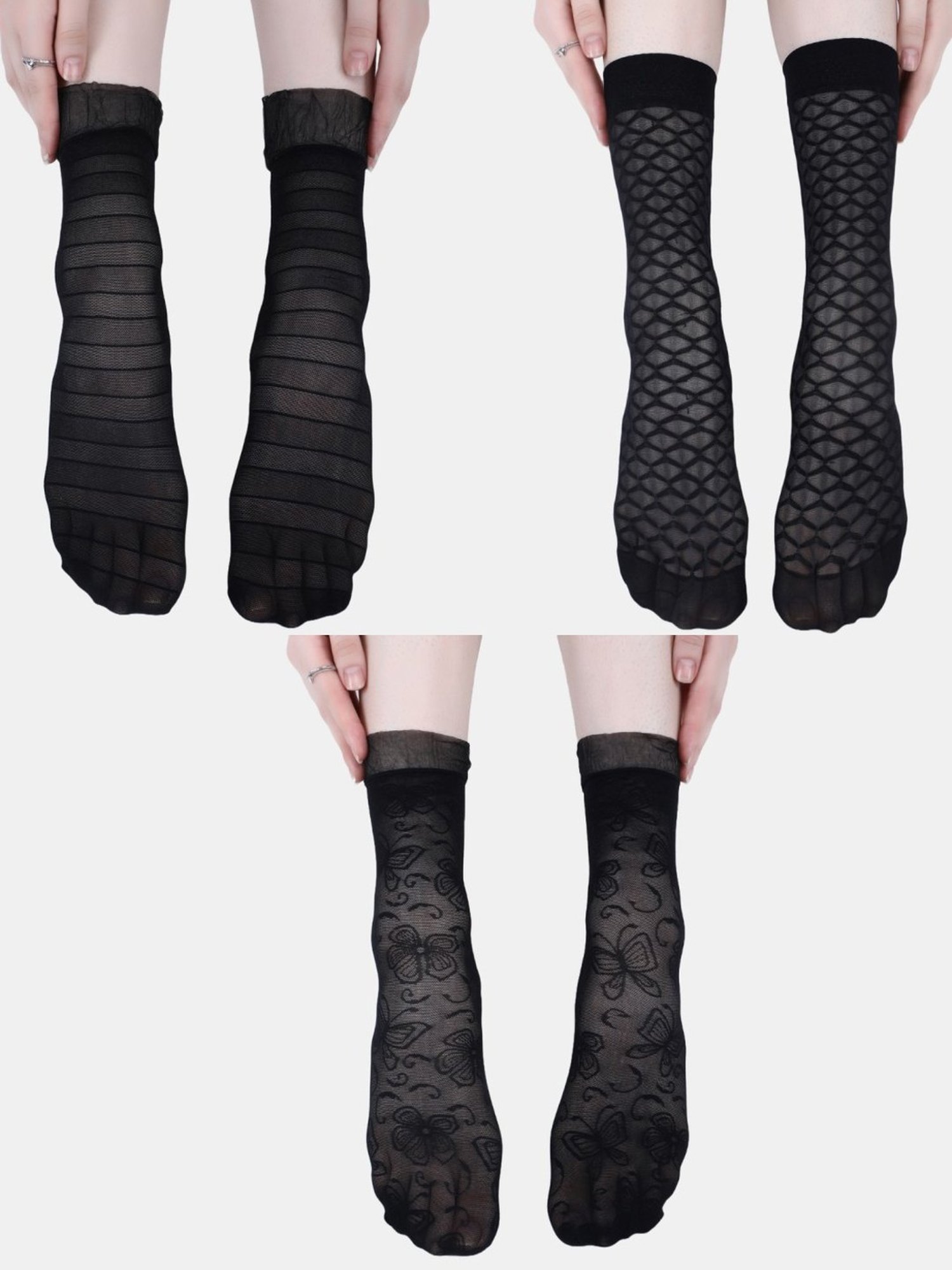 NEXT2SKIN Black Socks - Pack of 3