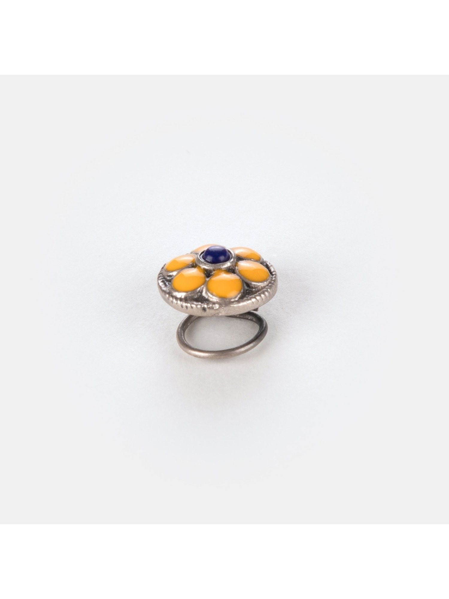 Zavya 92.5 Sterling Silver Floral Nosepin for Women