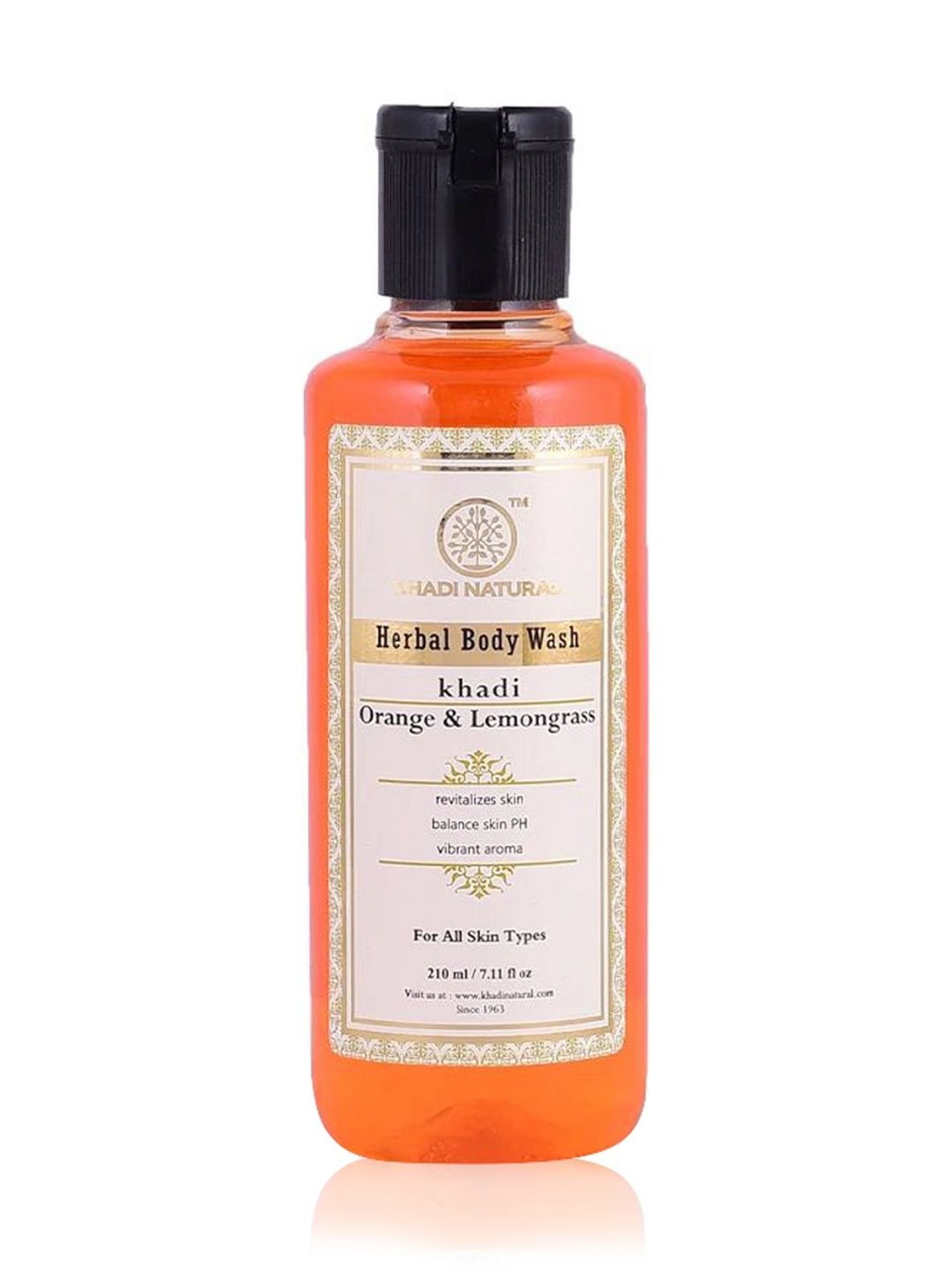 Khadi Natural Orange & Lemongrass Body Wash Pack of 2 - 420 ml