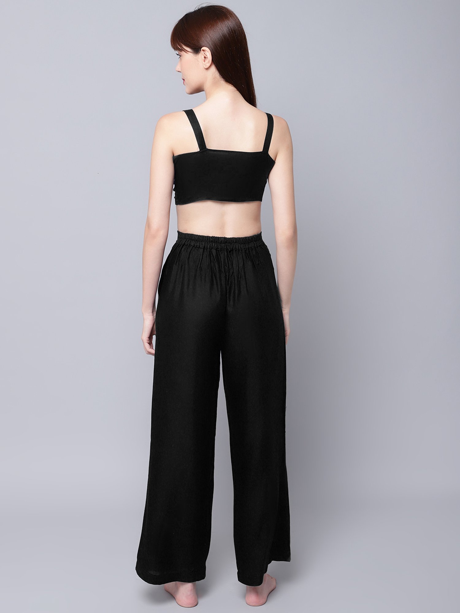 Erotissch Black Beachwear Co-Ord Set