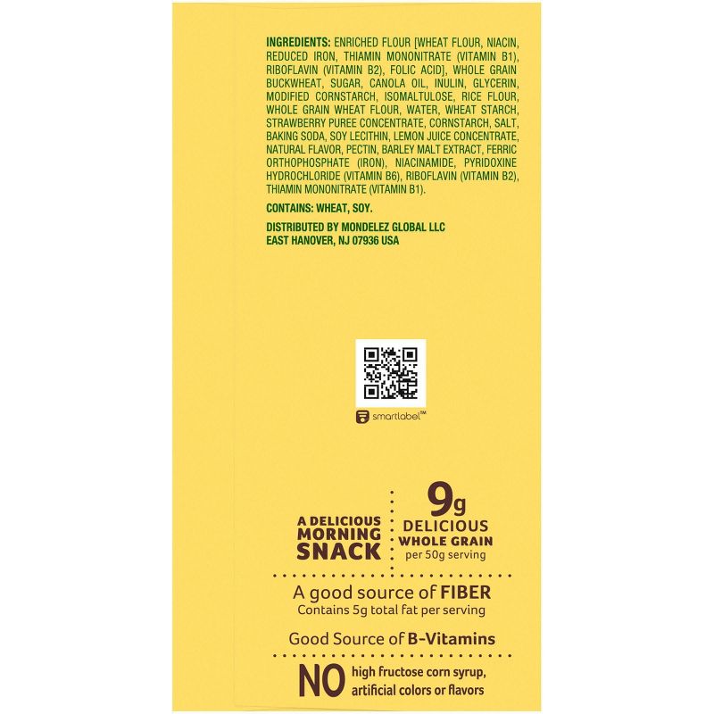 belVita Soft Baked Filled Strawberry Breakfast Bars - 5 Packs