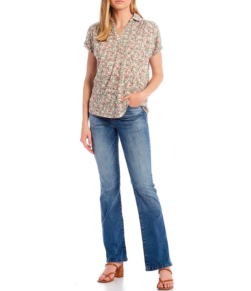 KUT from the Kloth Ana High-Rise Fab Ab Technique Boot Leg Jeans