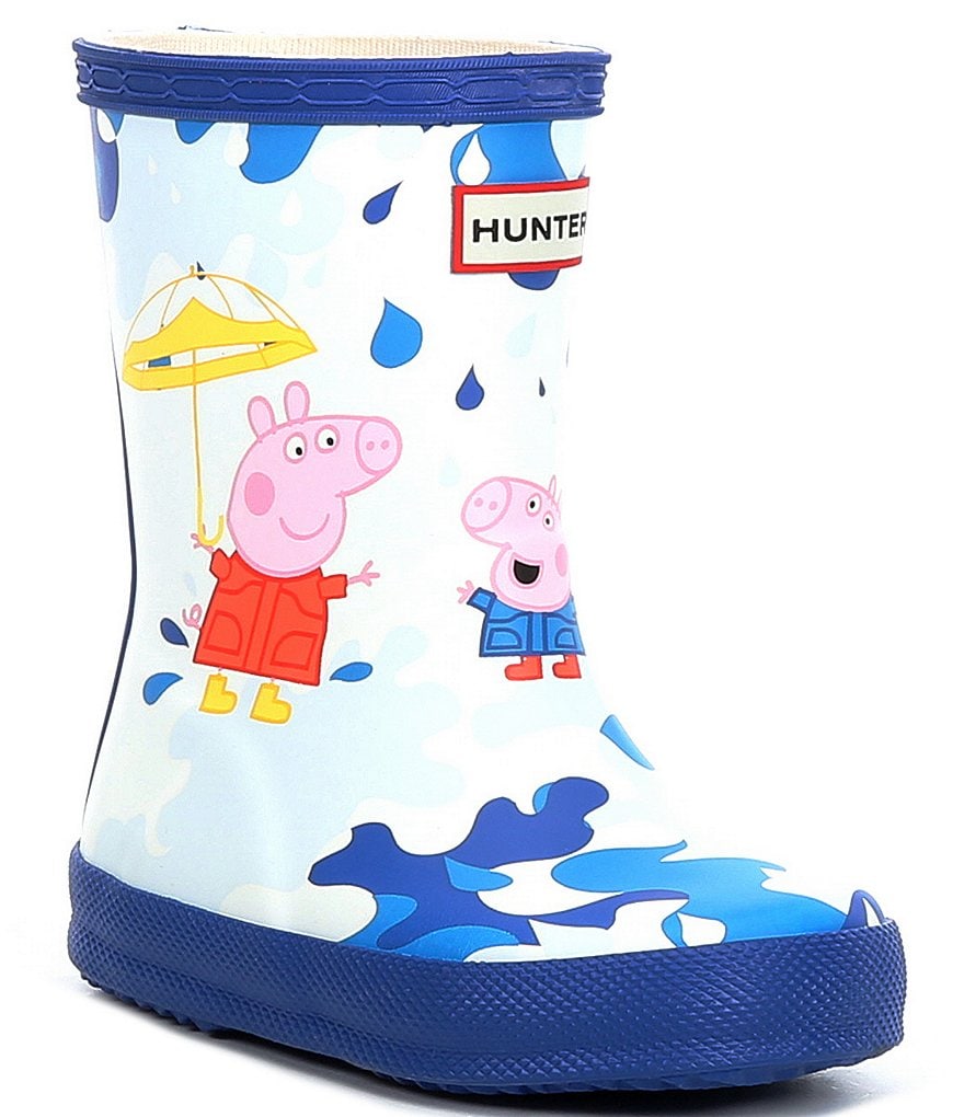 Hunter Kid's First Peppa Pig Muddy Puddle Rain Boots (Infant)
