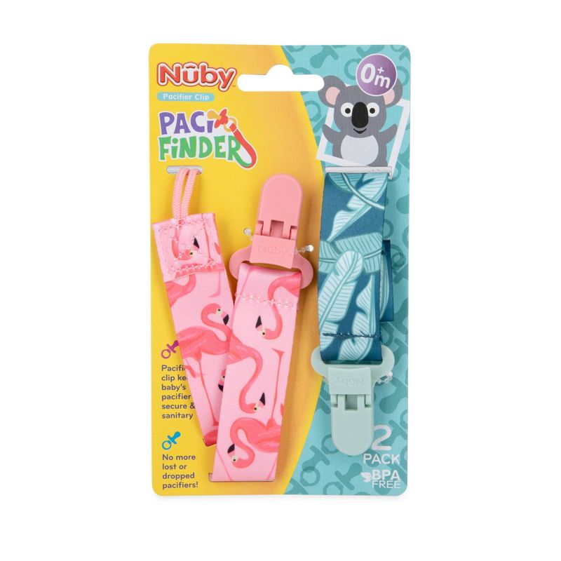 Nuby 2pk Fabric Pacifinder - Style Varies