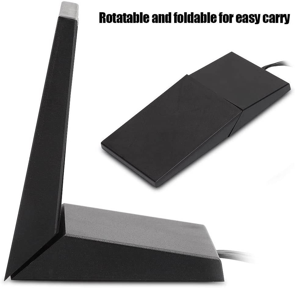 ASHATA 8dBi 2.4GHz 5GHz Dual Band WiFi Antenna Dual RP-SMA Connector Wireless Network Cards Extension Cord for Asus Linksys Router