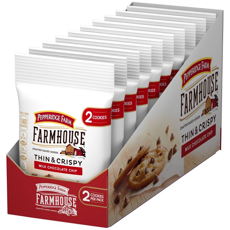 Pepperidge Farm Thin & Crispy Milk Chocolate Multipack - 10ct