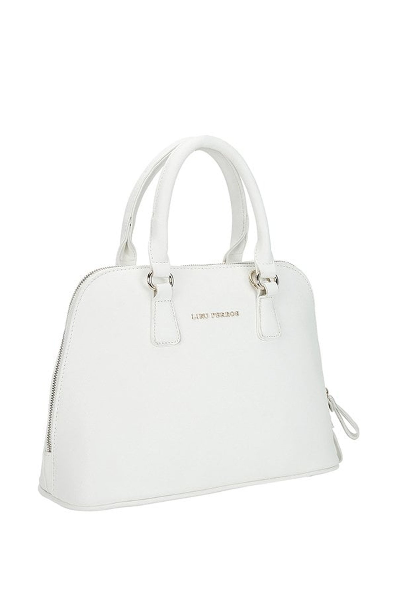 Lino Perros White Solid Handbag