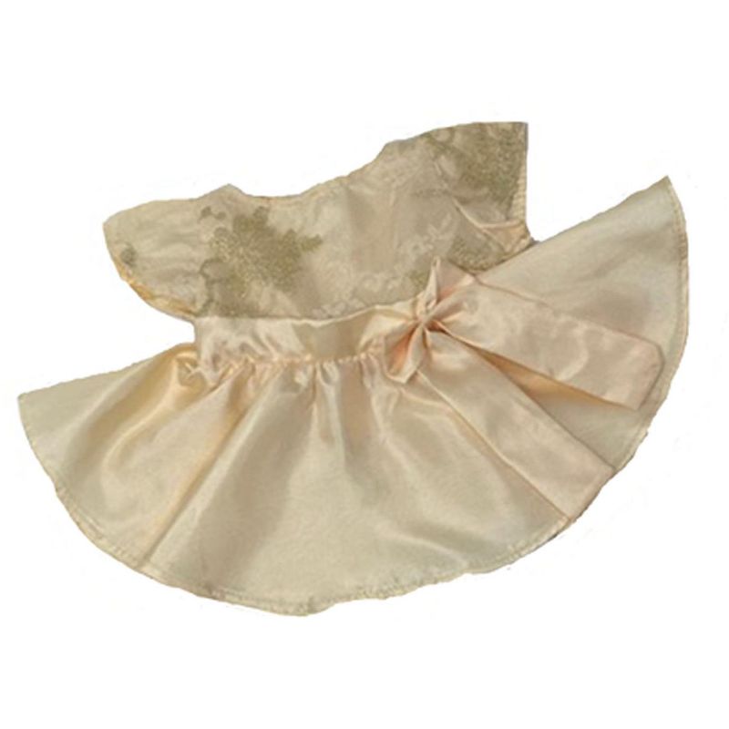 The Queen's Treasures Little House on the Prairie Green Calico Dress, Bonnet & Apron for 18" American Girl Dolls