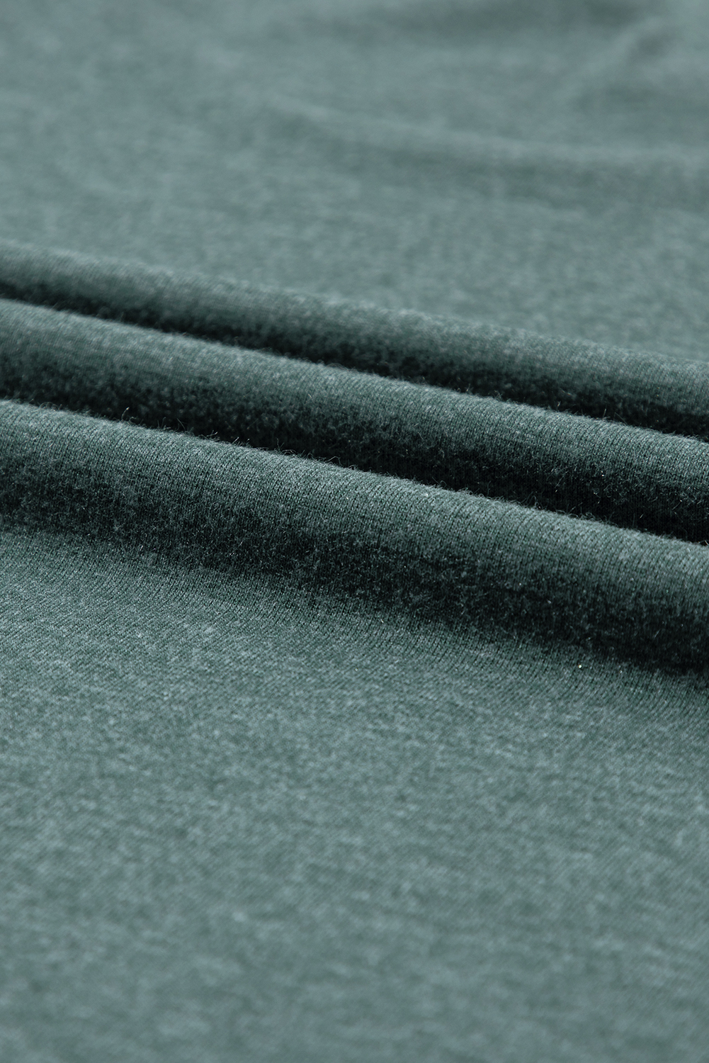 Mist Green Tulip Sleeve V Neck T-Shirt