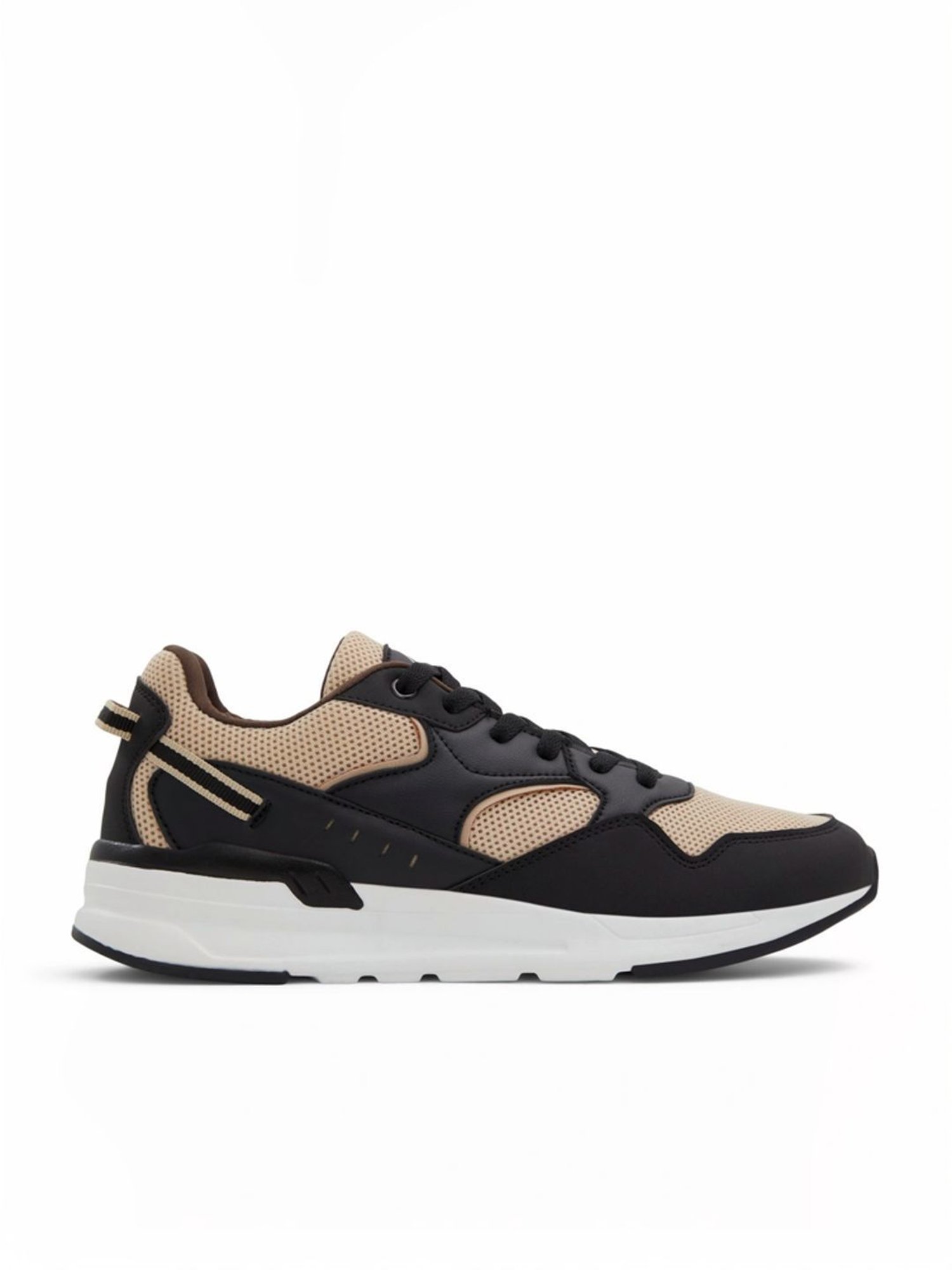 Call It Spring Men's Beacon Beige & Black Running Shoes