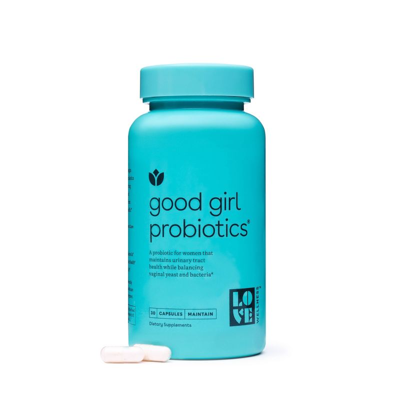 Love Wellness Good Girl Probiotic Dietary Supplements - 60ct