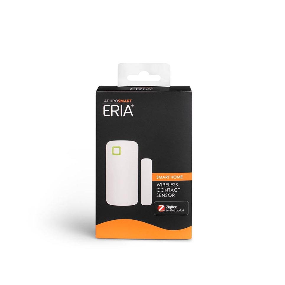 AduroSmart ERIA Smart Door + Window Sensor, Hub Required, works with ERIA / Smart Things / Wink