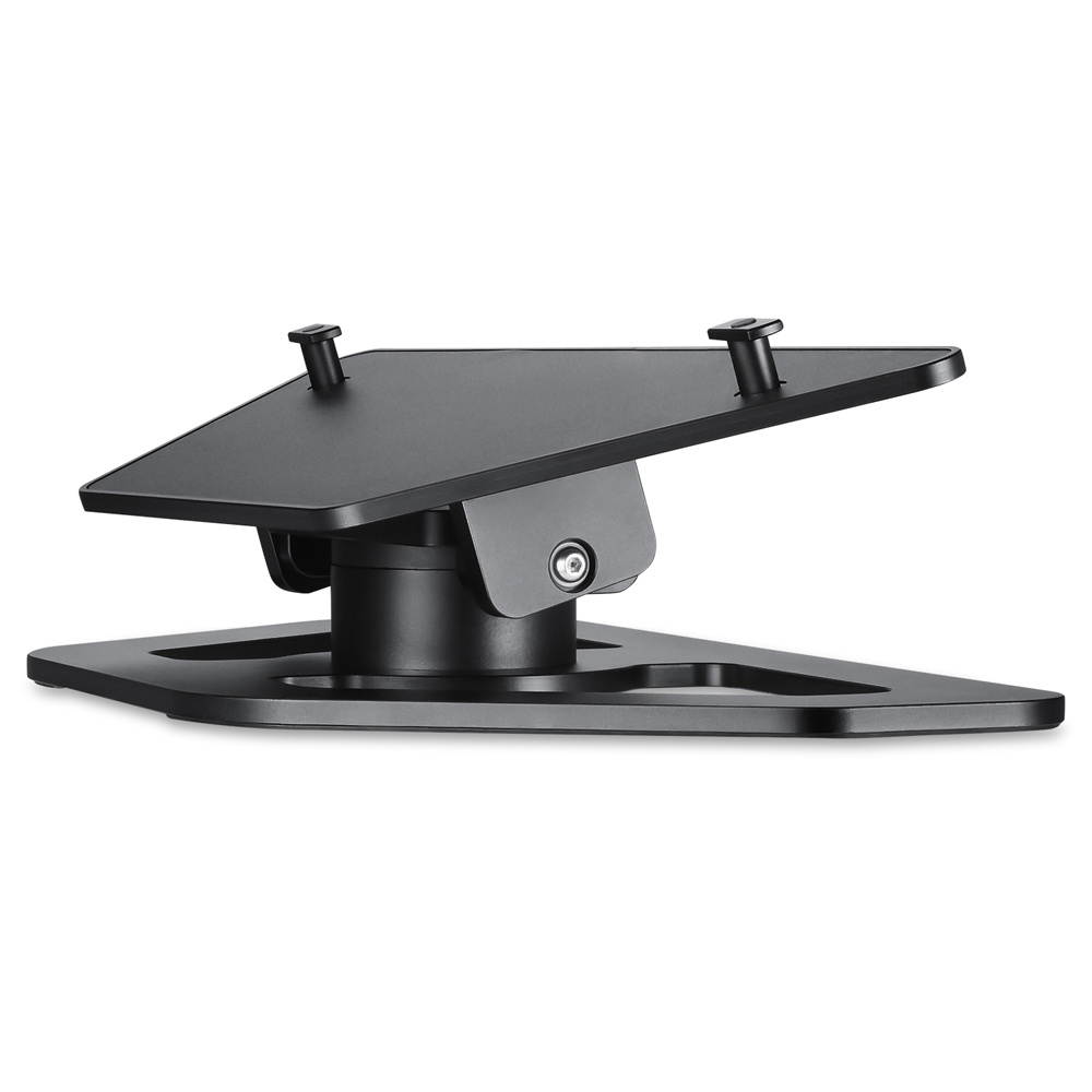 Speaker Stand for Echo Show 2nd Generation Aluminum Bracket for Amazon Echo Show 2nd Smart Speaker Horizontal 360 Rotation Tilt Stand with Precise Bearing Black