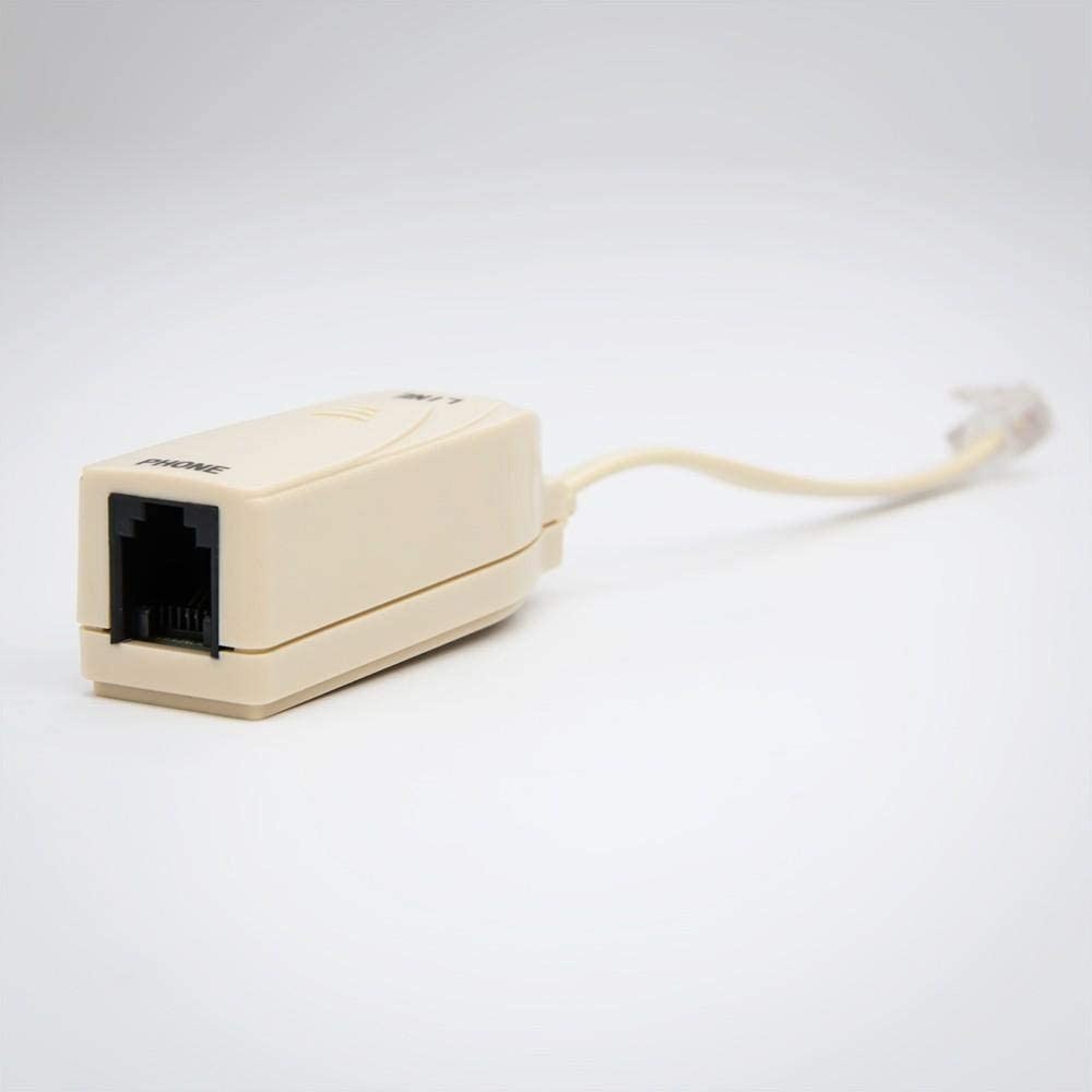 FireFold DSLFILTER Phone Line Dsl Filter, One Device, Male to Female, for Answering Machines, Telephones or Fax Machine