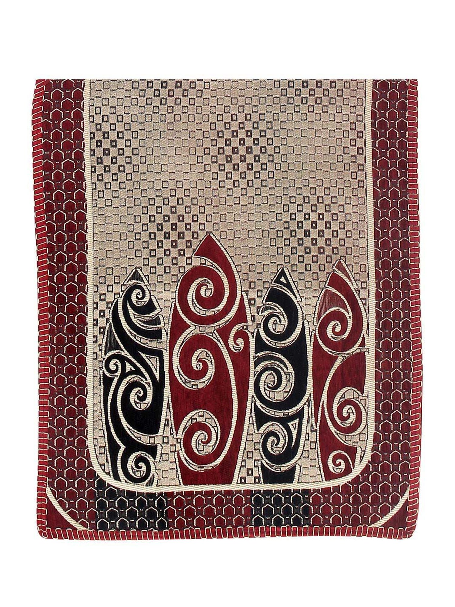 Romee Multicolor Chenille 5-Seater Sofa Cover Set