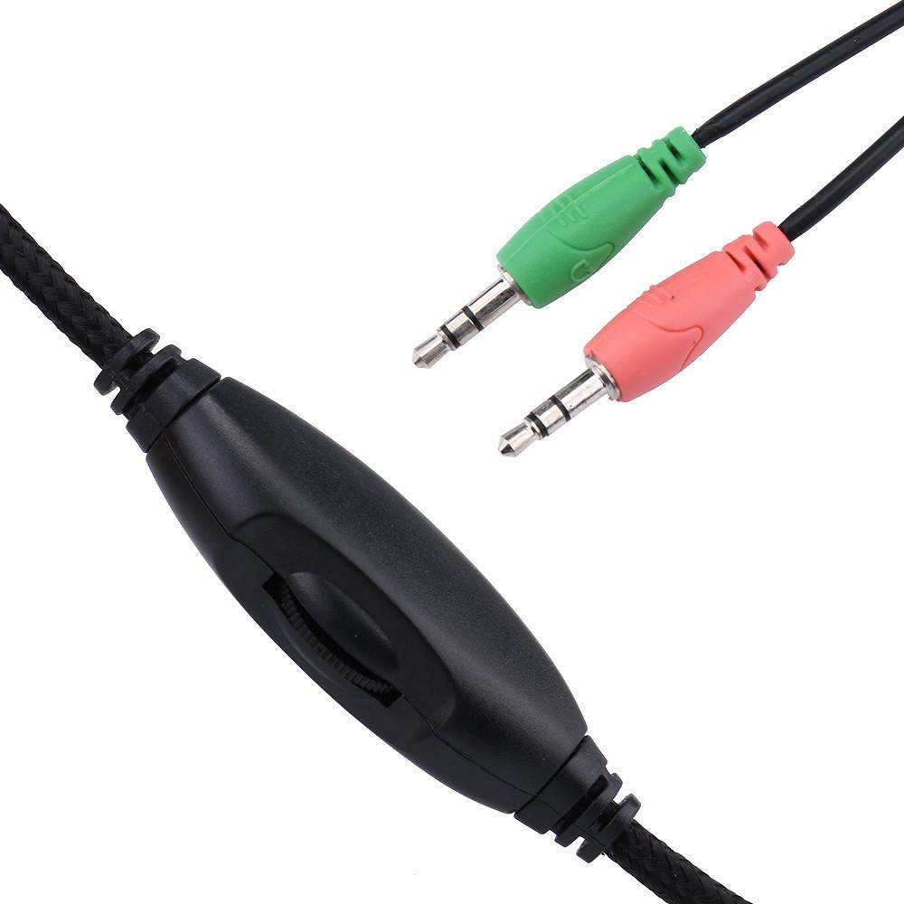 Wired Gaming Headset Headphones with Microphone for PS4/PC/Laptop/Phone for PUBG with Microphone Bass Stereo Laptop Computer