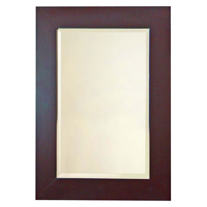 Chatham Wall Mirror Brown - Elegant Home Fashions