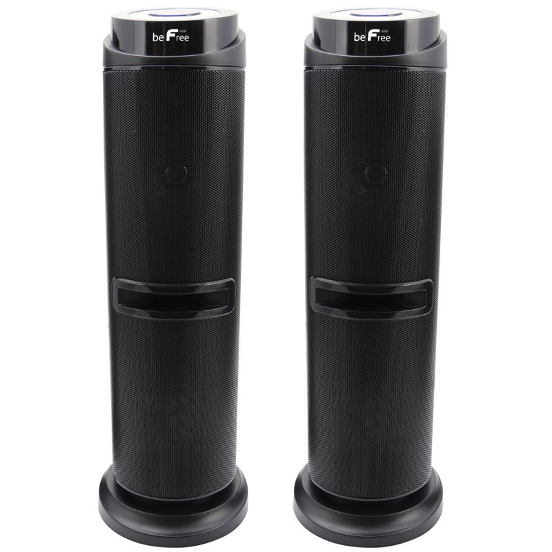 beFree Sound Bluetooth 2.1 Channel Multimedia Wired Speaker Shelf System