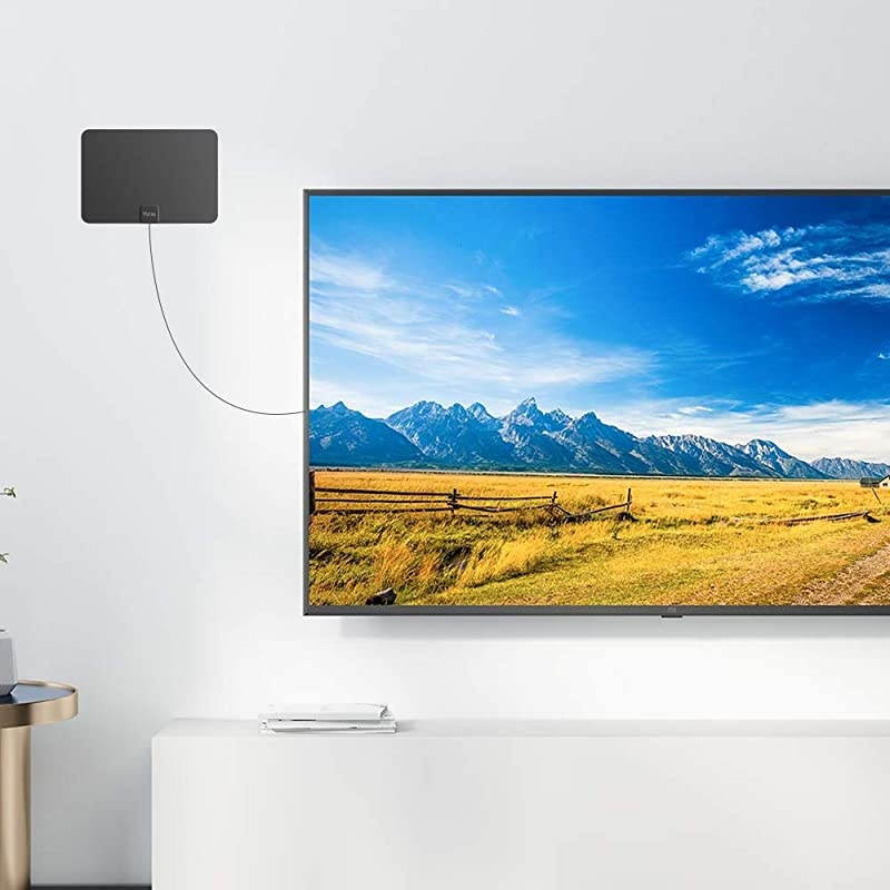 Indoor Amplified HD TV Antenna Up to 45 65 Mile Range Support 8K 4K 1080p VHF UHF Free view Television Local Channels for All Indoor TVs with Longer 165ft Coax Cable