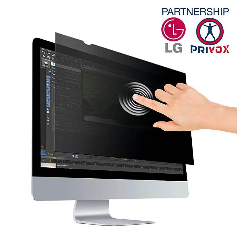 inch Computer Privacy Screen Filter for 169 Widescreen Monitor Premium Quality AntiGlare Computer Screen Cover AntiScratch UV and Blue Light Screen Protector