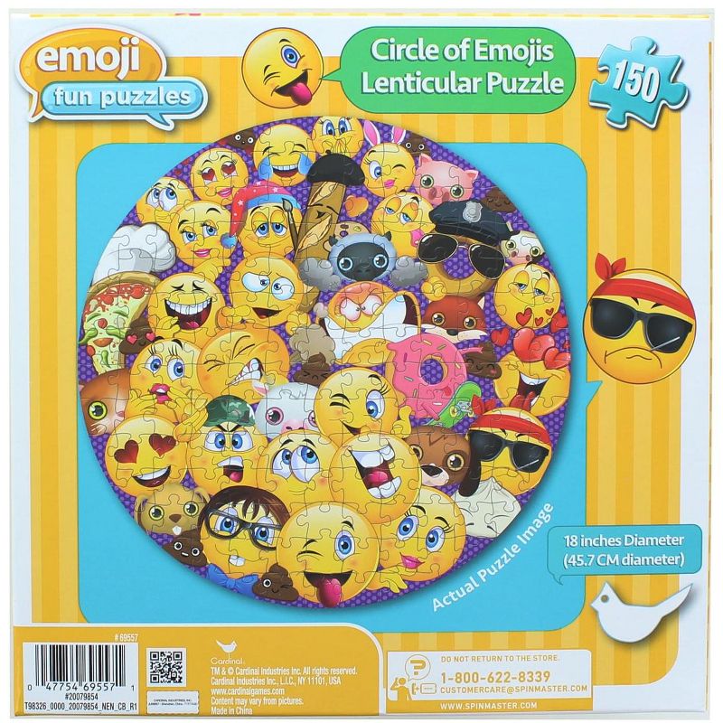 Spin Master Emoji Fun 150 Piece Lenticular Jigsaw Puzzle