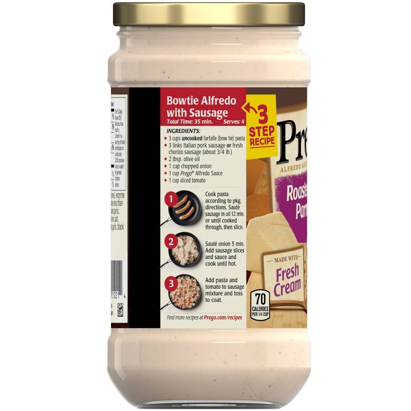 Prego Roasted Garlic Parmesan Alfredo Sauce 14.5oz