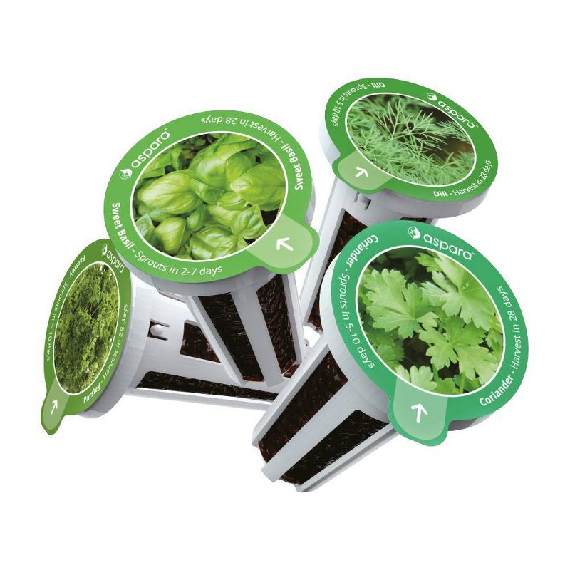 Aspara KLS0001 8 Capsule Seed Kit - Herb Selected