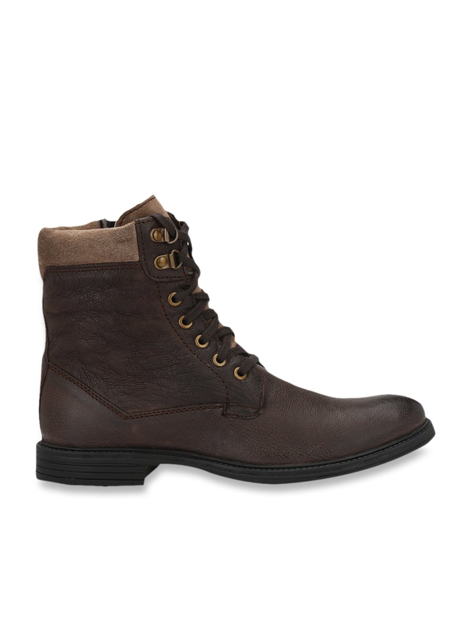 Delize Men's Brown Derby Boots