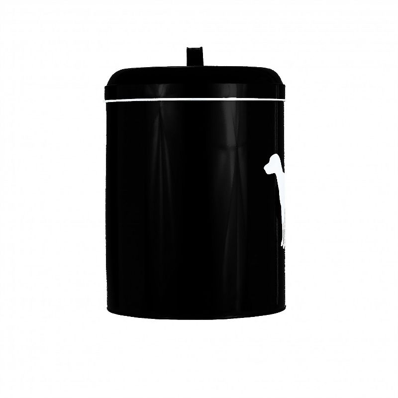 Amici Pet Dog Black/White Buster Food Storage Bin, Large