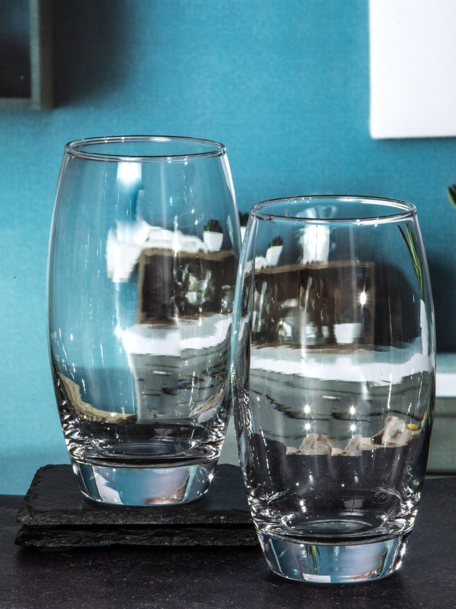 ROXX Transparent Glass Tumbler - Set of 6 (500ml)