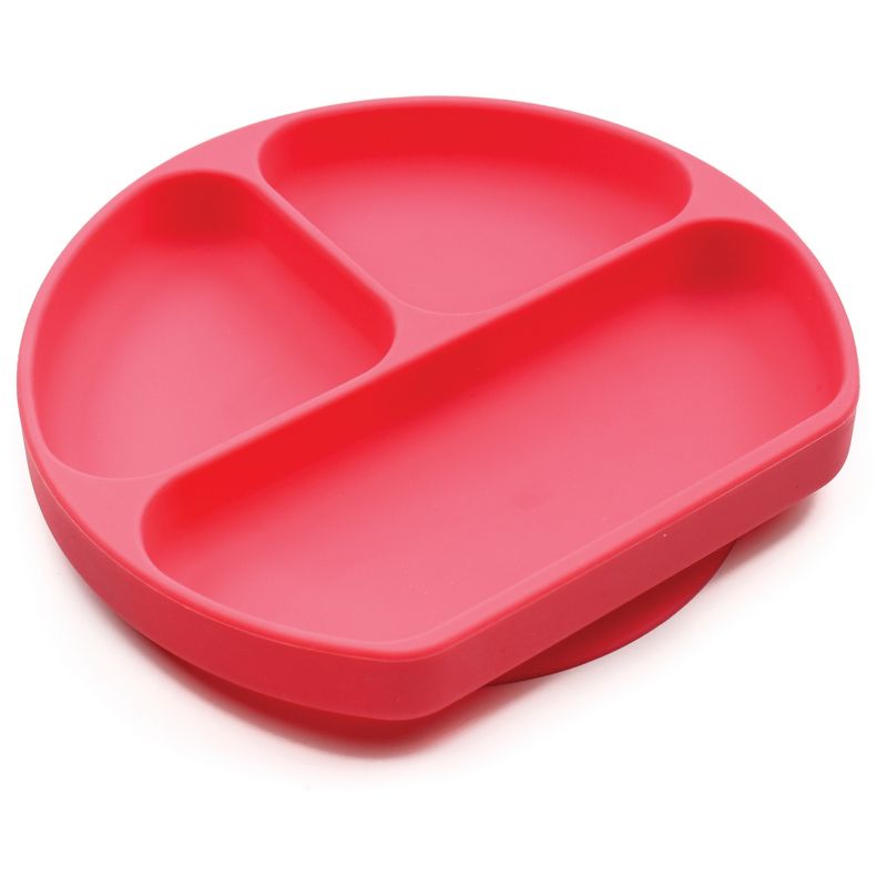 Bumkins Silicone Grip Dish - Red