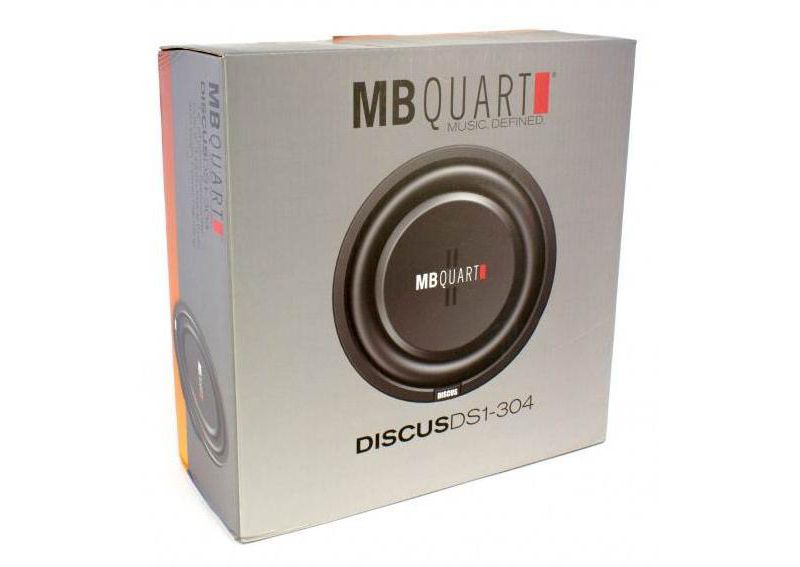 MB Quart DS1-304 400 Watt 12 Inch Slim Shallow Subwoofer Car/Truck DVC Sub